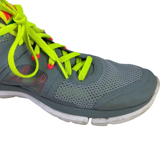 Nike Flex Fit Sole 2014 Run 642767-009 Womens Gray Lace Up Sneakers Shoes sz 7 - Picture 2 of 16